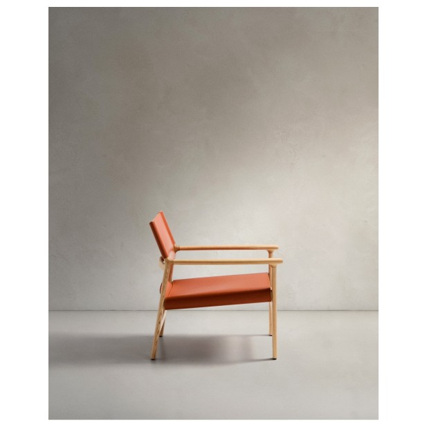 Butaca Jan de fibras de cuero...