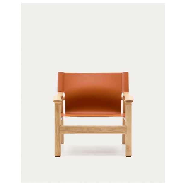 Butaca Jan de fibras de cuero...