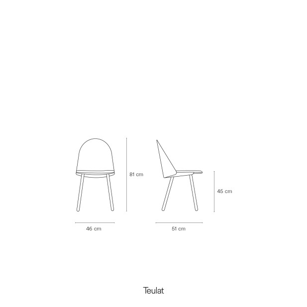 Silla UMA, Negro - Teulat