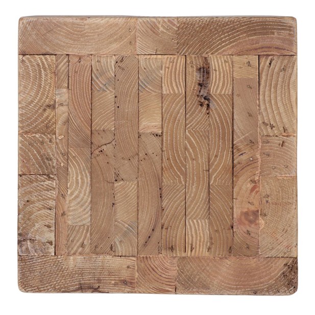 Taburete Bajo SURAT, Madera Reciclada...