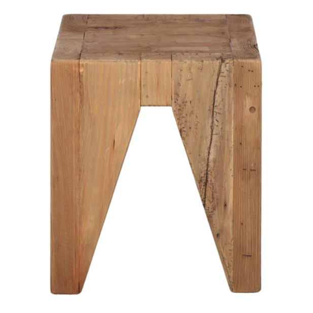 Taburete Bajo SURAT, Madera Reciclada...