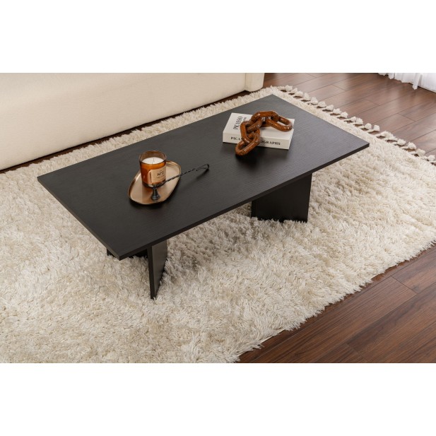 Mesa de Centro Rectangular SILKE, MDF...