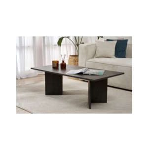 Mesa de Centro Rectangular SILKE, MDF Acabado Negro