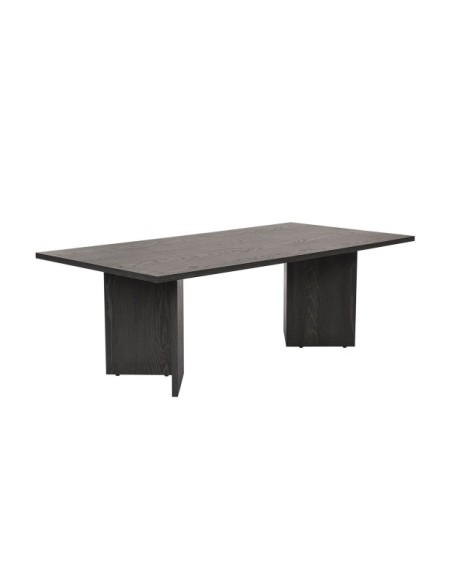 Mesa de Centro Rectangular SILKE, MDF Acabado Negro