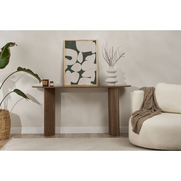 Consola LANA, MDF Acabado Nogal