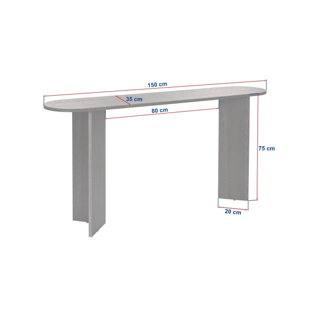 Consola LANA, MDF Acabado Blanco