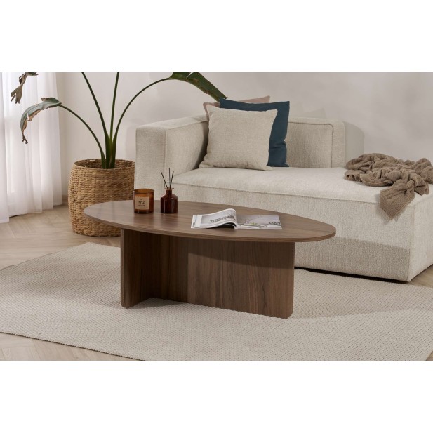 Mesa de Centro VESTA, MDF Acabado Nogal