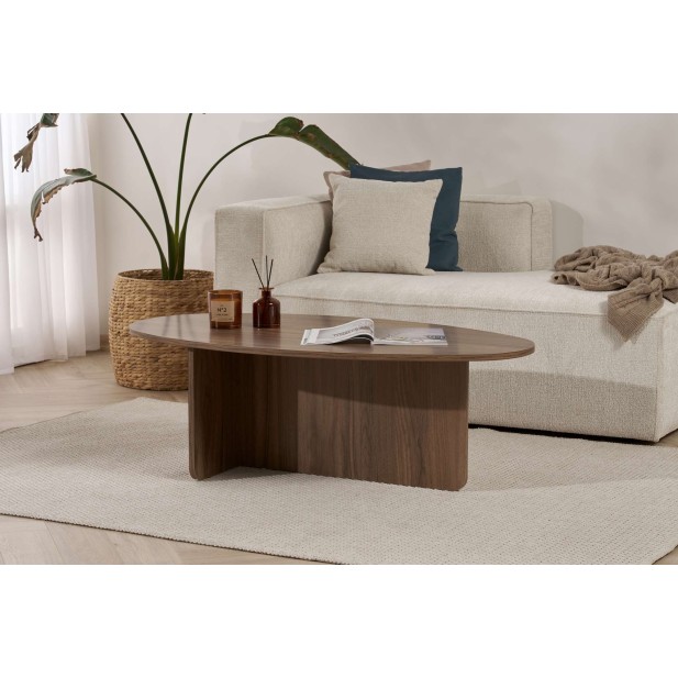 Mesa de Centro VESTA, MDF Acabado Nogal