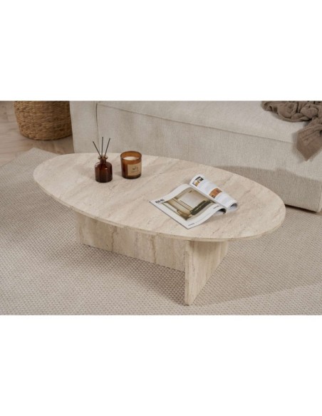 Mesa de Centro VESTA, MDF Acabado Mármol