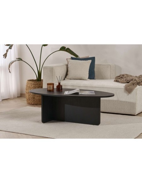 Mesa de Centro VESTA, MDF Acabado Madera Negra