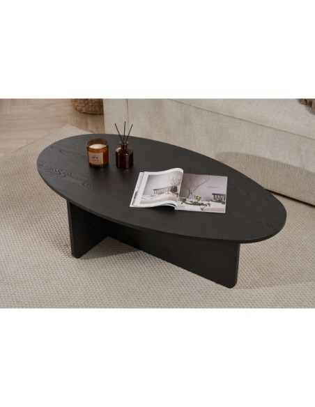 Mesa de Centro VESTA, MDF Acabado Madera Negra