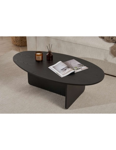 Mesa de Centro VESTA, MDF Acabado Madera Negra