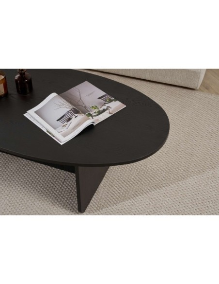 Mesa de Centro VESTA, MDF Acabado Madera Negra