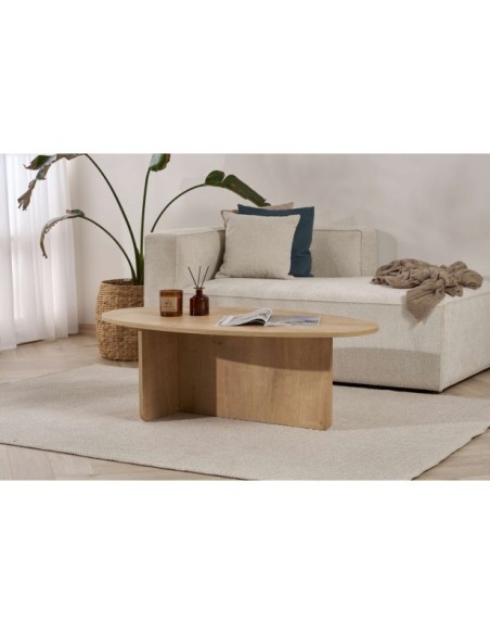 Mesa de Centro VESTA, MDF Acabado Roble