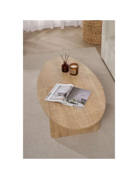 Mesa de Centro VESTA, MDF Acabado Roble