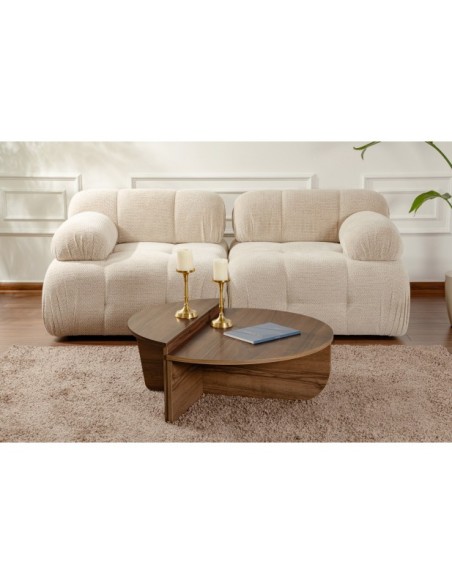 Mesa de Centro ORFEO, MDF Acabado Nogal