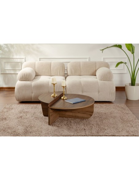 Mesa de Centro ORFEO, MDF Acabado Nogal