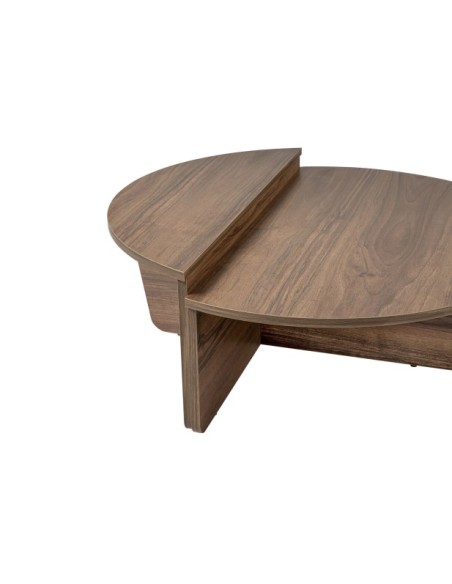 Mesa de Centro ORFEO, MDF Acabado Nogal