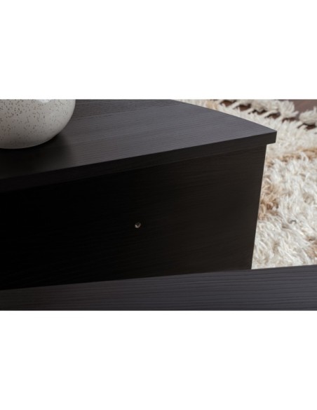 Mesa de Centro ORFEO, MDF Acabado Madera Negra