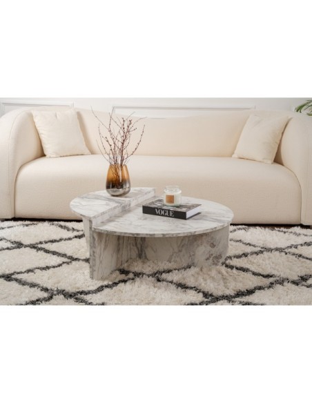 Mesa de Centro ORFEO, MDF Acabado Mármol