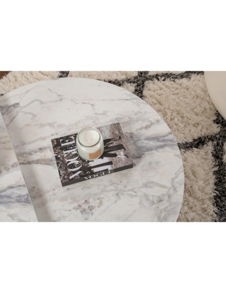 Mesa de Centro ORFEO, MDF Acabado Mármol