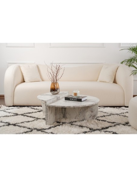 Mesa de Centro ORFEO, MDF Acabado Mármol