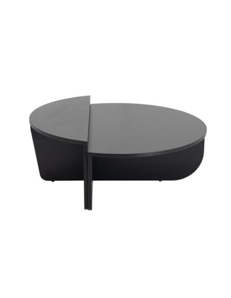Mesa de Centro ORFEO, MDF Acabado Madera Negra V2
