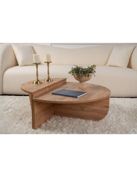 Mesa de Centro ORFEO, MDF Acabado Pino Atlántico