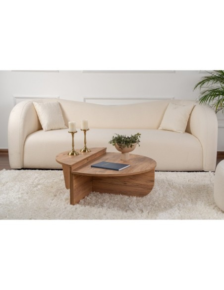 Mesa de Centro ORFEO, MDF Acabado Pino Atlántico