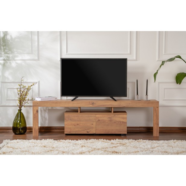 Mueble TV AURORA, MDF Acabado Pino...