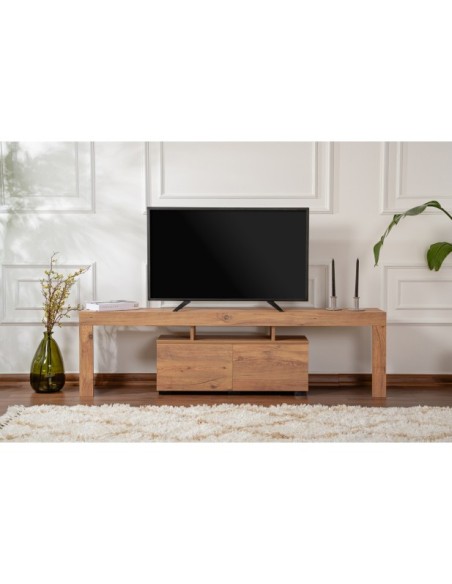 Mueble TV AURORA, MDF Acabado Pino Atlántico