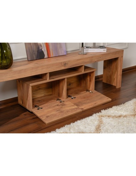 Mueble TV AURORA, MDF Acabado Pino Atlántico