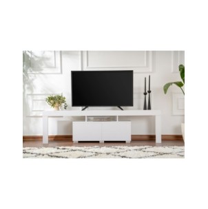 Mueble TV AURORA, MDF Acabado Blanco Natural 2