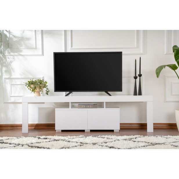 Mueble TV AURORA, MDF Acabado Blanco...