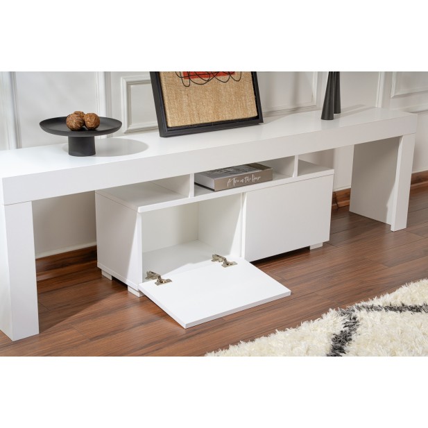 Mueble TV AURORA, MDF Acabado Blanco...