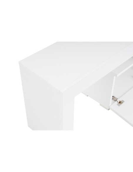 Mueble TV AURORA, MDF Acabado Blanco Natural