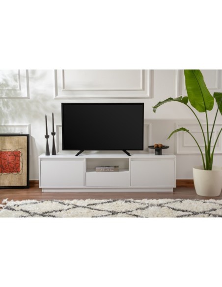 Mueble TV AVANT, MDF Acabado Blanco Natural