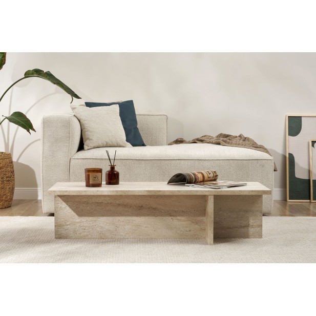 Mesa de Centro GLAZE, MDF Acabado Mármol