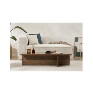 Mesa de Centro GLAZE, MDF Acabado Nogal