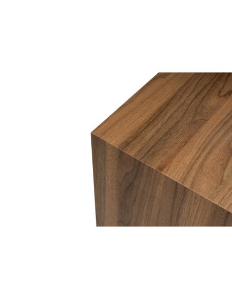 Mesa Auxiliar KOLONNE, MDF Acabado Nogal