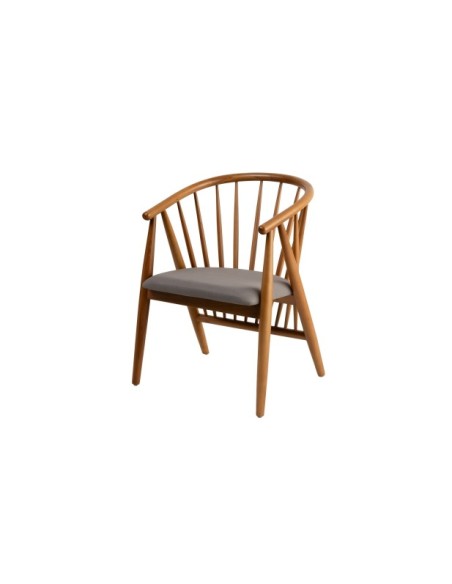 Silla con Brazos TIDLØS, Madera Natural