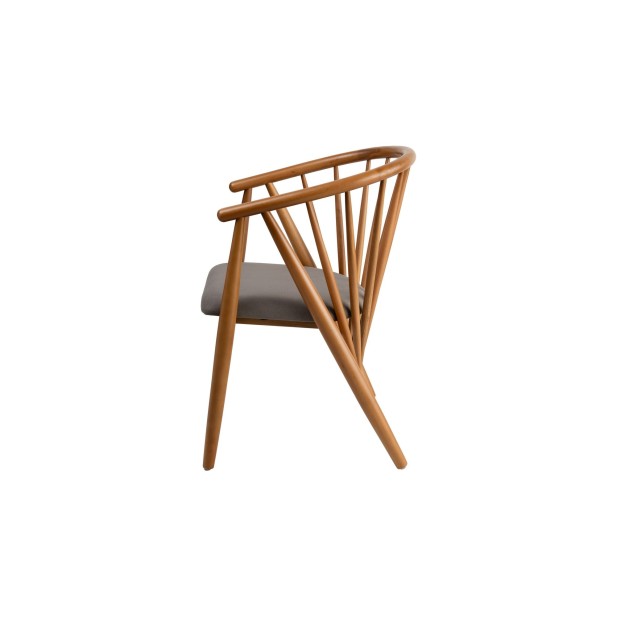 Silla con Brazos TIDLØS, Madera Natural
