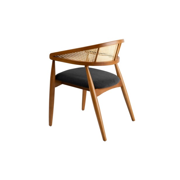 Silla con Brazos RHEA, Madera Natural...