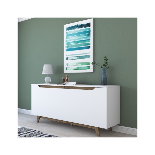 Aparador URANUS, MDF Acabado Blanco /...