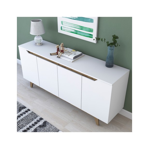 Aparador URANUS, MDF Acabado Blanco /...