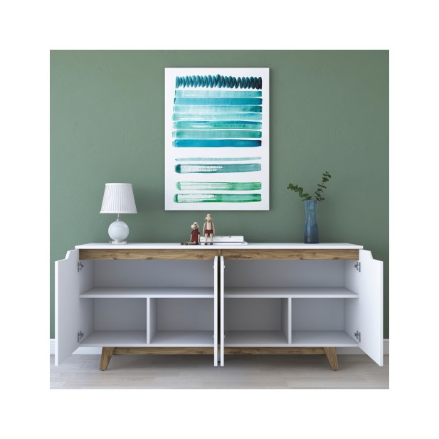 Aparador URANUS, MDF Acabado Blanco /...