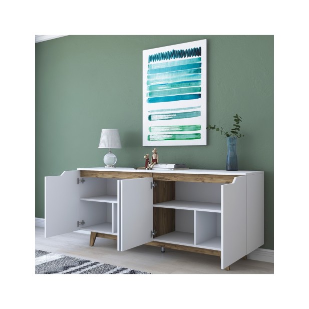 Aparador URANUS, MDF Acabado Blanco /...