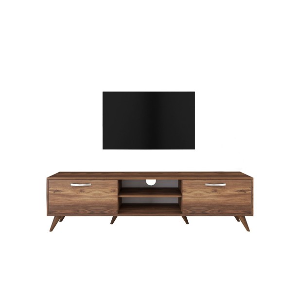 Mueble TV SYBIL, MDF Acabado Nogal