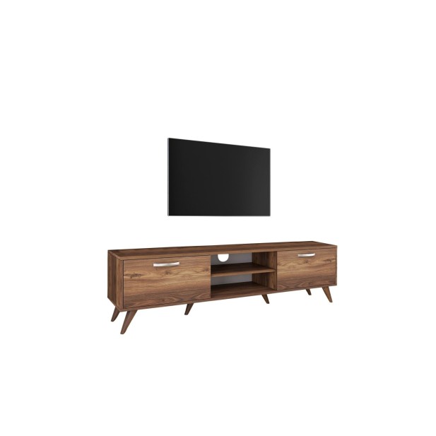 Mueble TV SYBIL, MDF Acabado Nogal