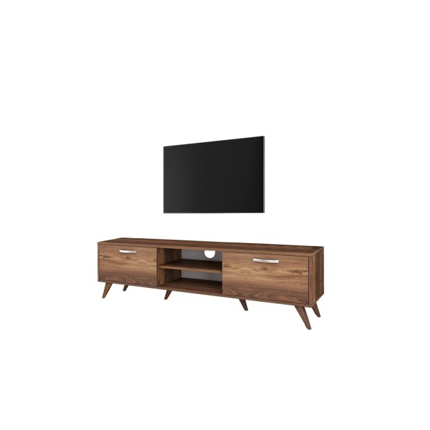 Mueble TV SYBIL, MDF Acabado Nogal